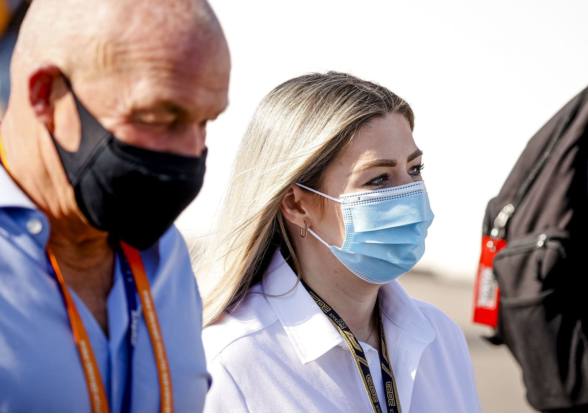 Victoria Verstappen, Max Verstappen's sister, during the Dutch Grand Prix at the Zandvoort circuit. REMKO DE WAAL. Source: Getty